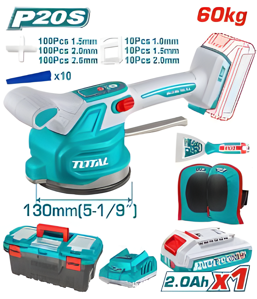 [TTVLI20018] TOTAL MACHINE VIBRANTE POUR CARRELAGE SANS FIL AU MAROC [TTVLI20018]