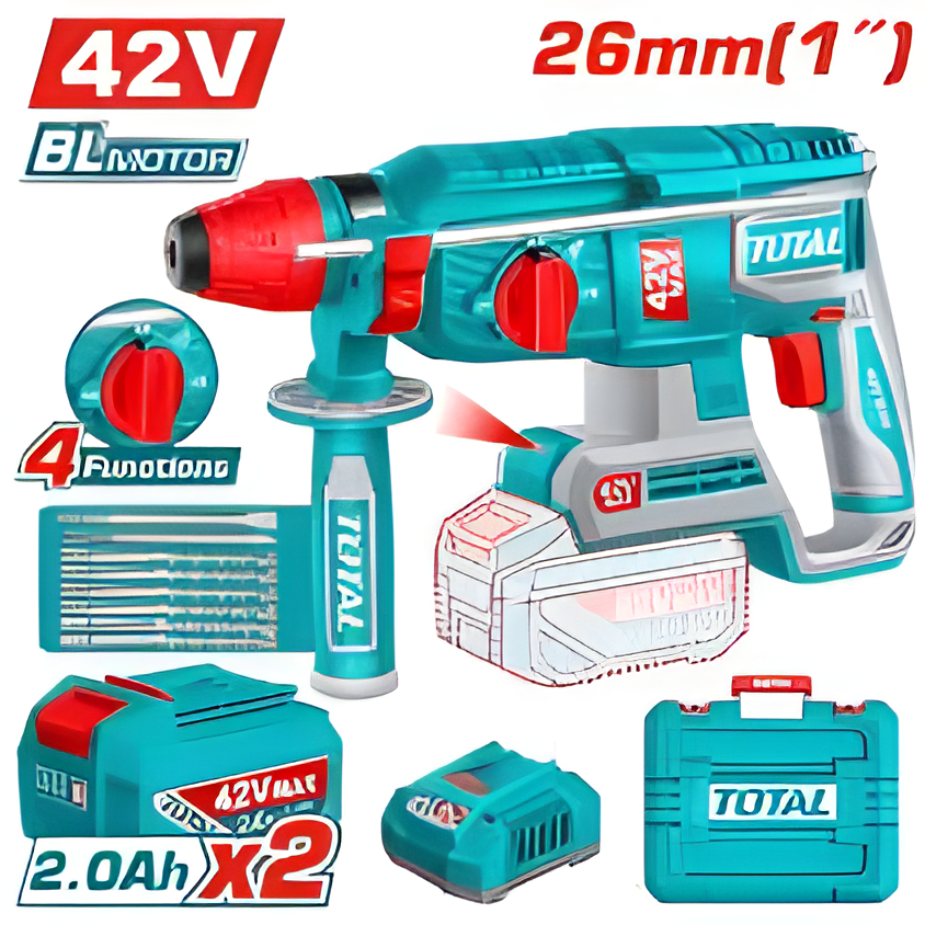 [TRHLI422682] TOTAL MARTEAU PERFORATEUR SANS FIL AU MAROC [TRHLI422682]
