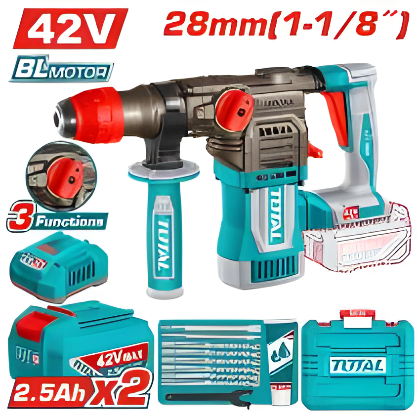 [TRHLI422882] TOTAL MARTEAU PERFORATEUR SANS FIL AU MAROC [TRHLI422882]