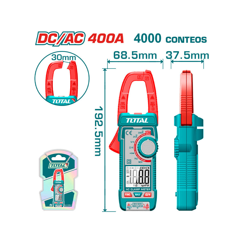 [TMT762002] TOTAL PINCE AMPÈREMÉTRIQUE DC/AC AU MAROC [TMT762002]