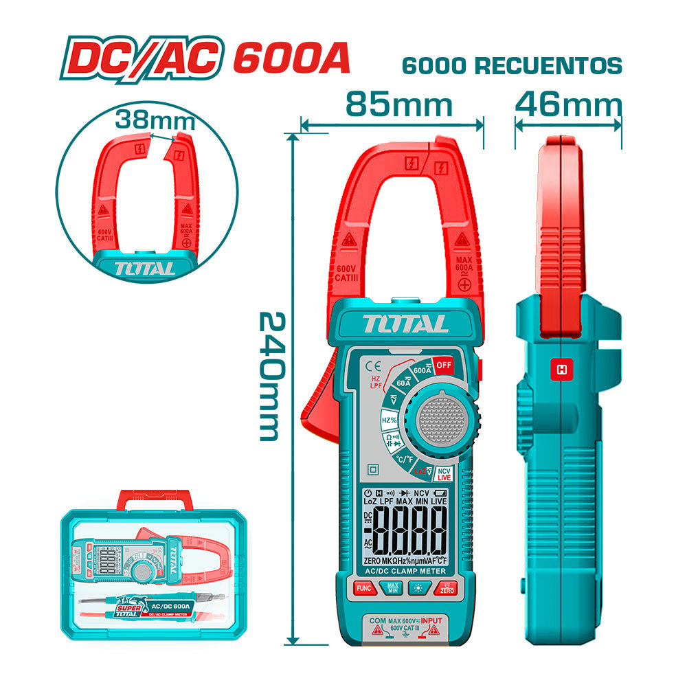 [TMT766002] TOTAL PINCE AMPÈREMÉTRIQUE DC/AC AU MAROC [TMT766002]