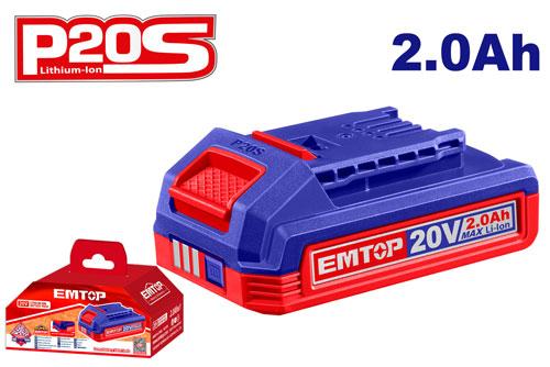 [EBPK20011] Batterie au lithium- ion 2.0 Ah EMTOP | EBPK20011
