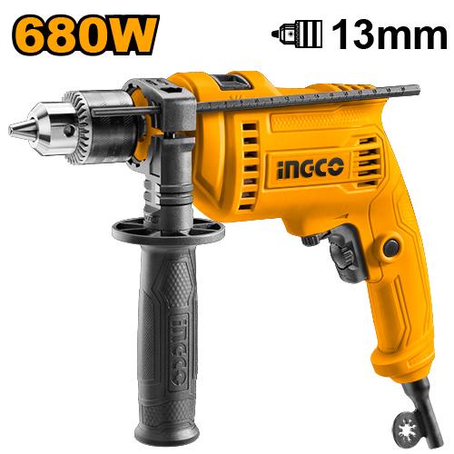 [ID6808] INGCO PERCEUSE A PERCUSSION 13MM 680W SS AU MAROC [ID6808]