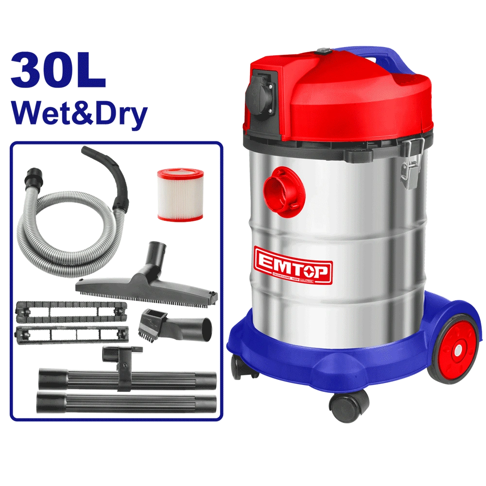 [EVCR1401] EMTOP ASPIRATEUR 30L - 1400W [ EVCR1401 ]