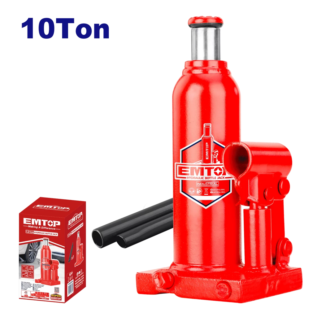 [EHJK1101] EMTOP CRIC BOUTEILLE HYDRAULIǪUE 10T [ EHJK1101 ]