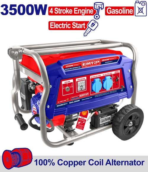 [EGGRD3511] EMTOP GROUPE ÉLÉCTROGÈNE 3,5KW - ESSENCE [ EGGRD3511 ]