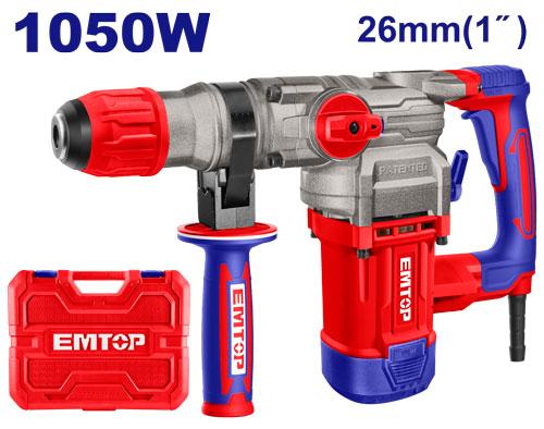 [ERHRP1052] EMTOP MARTEAU PERFORATEUR 26MM - 1050W [ ERHRP1052 ]