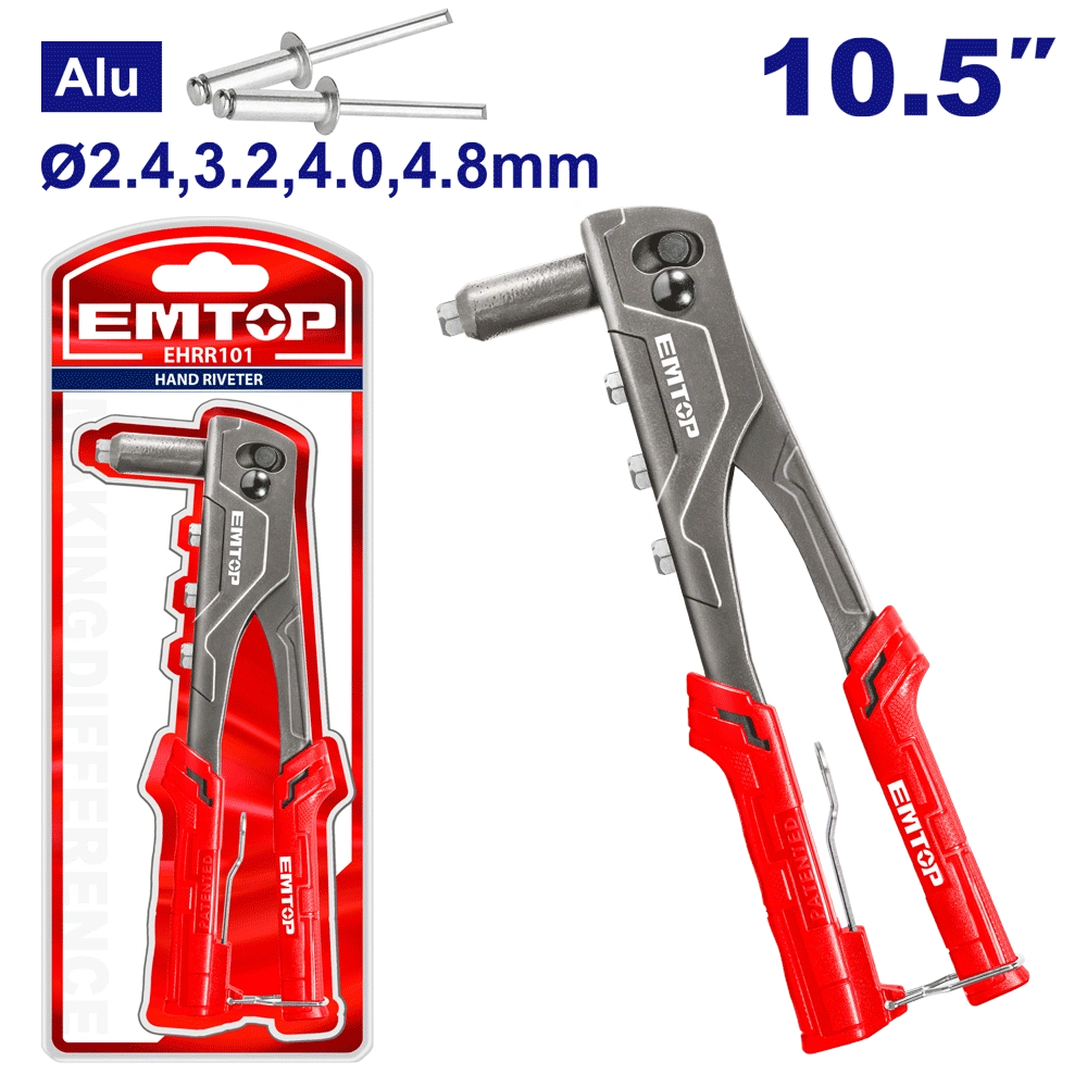 EMTOP PINCE À RIVETER 2.4, 3.2, 4.0, 4.8MM [ EHRR101 ]