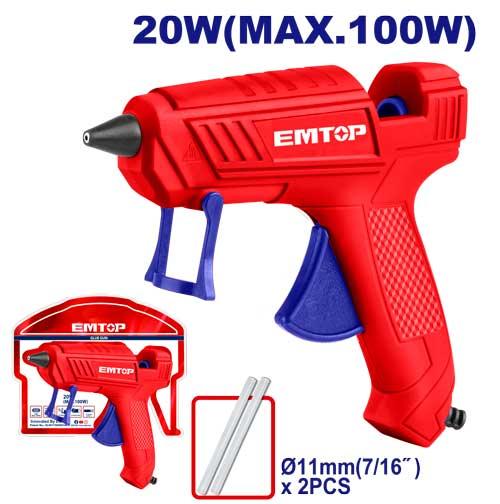 EMTOP PISTOLET À COLLE 20W [ EGGU1401 ]