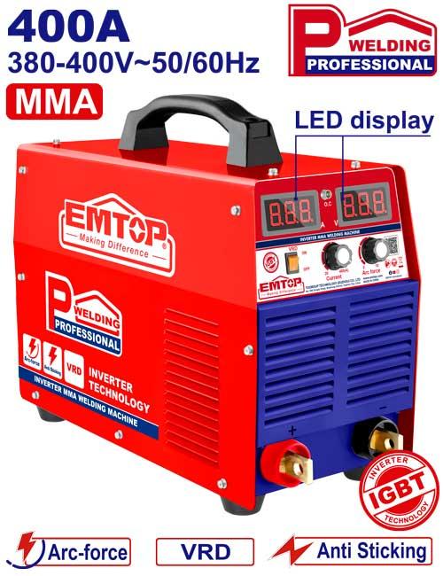 EMTOP POSTE À SOUDER MMA - 400A TRIPHASE [ EWDEM4081 ]