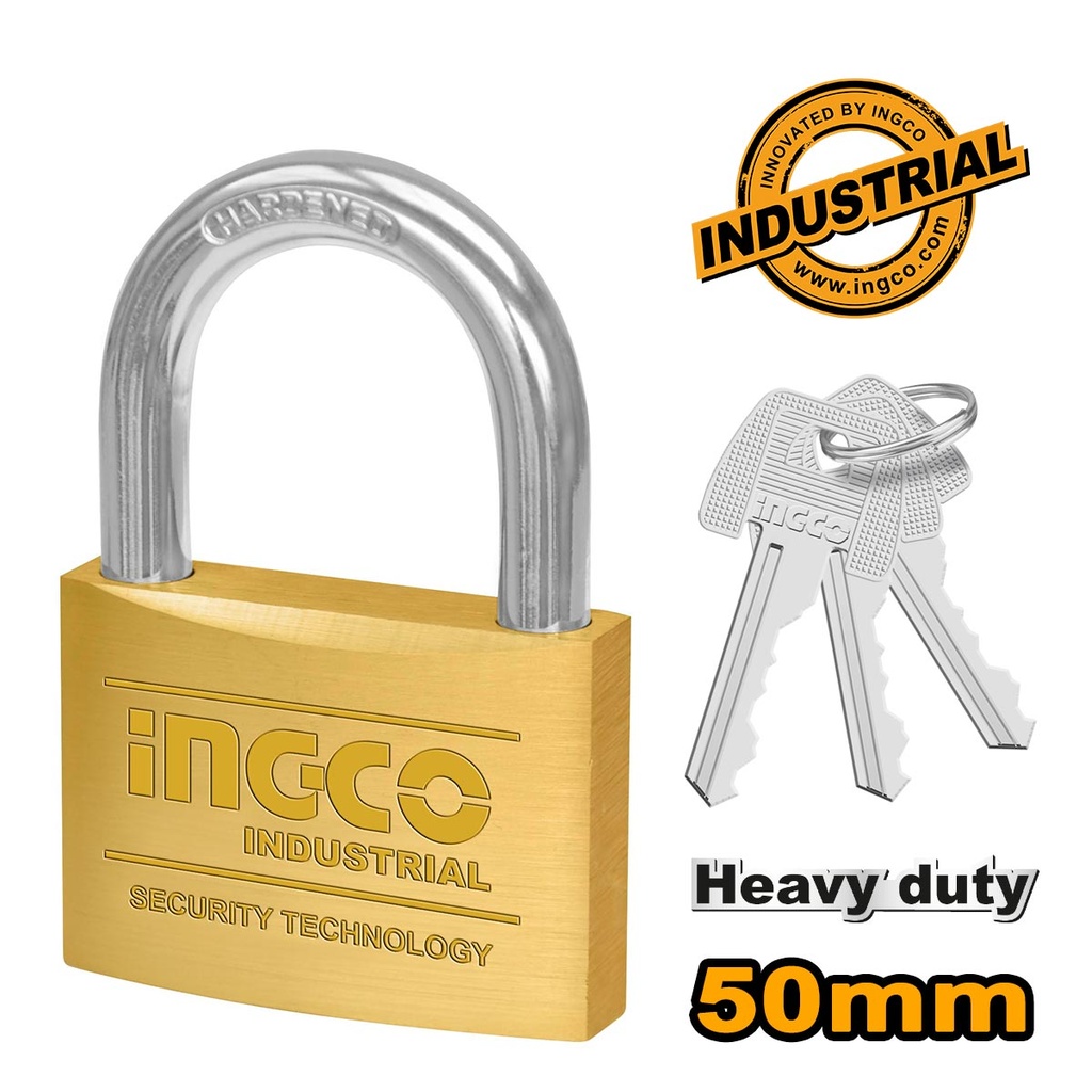 [DBPL0502] INGCO CADENAS EN LAITON ROBUSTE 50MM 270G AU MAROC [DBPL0502]