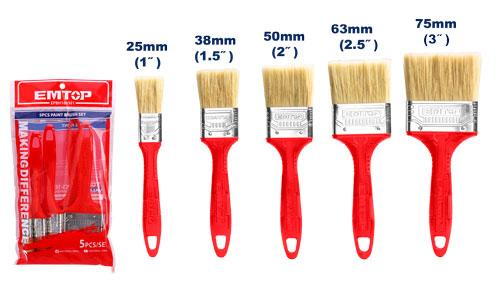[EPBH160501] Ensemble de 5 pinceaux EMTOP | EPBH160501