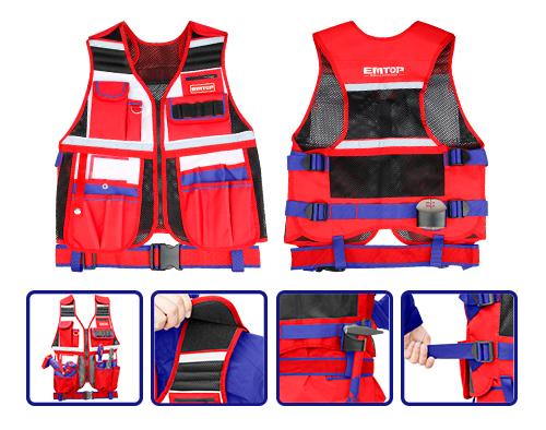 [ETVT1701] Gilet porte-outils EMTOP | ETVT1701