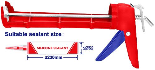 [ECGN02091] Pistolet pour cartouche silicone EMTOP | ECGN02091