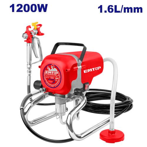 [EMAY1A10] Pulvérisateur de peinture sans air - airless 1200 W EMTOP | EMAY1A10