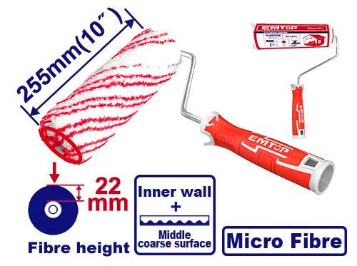 [ECBH092551] Rouleau de peinture 255mm - fibres 22mm EMTOP | ECBH092551
