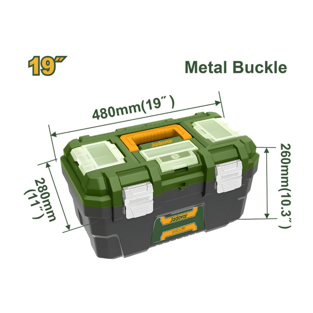 [JDTB3319] BOÎTE À OUTILS PLASTIQUE 19″ JADEVER JDTB3319