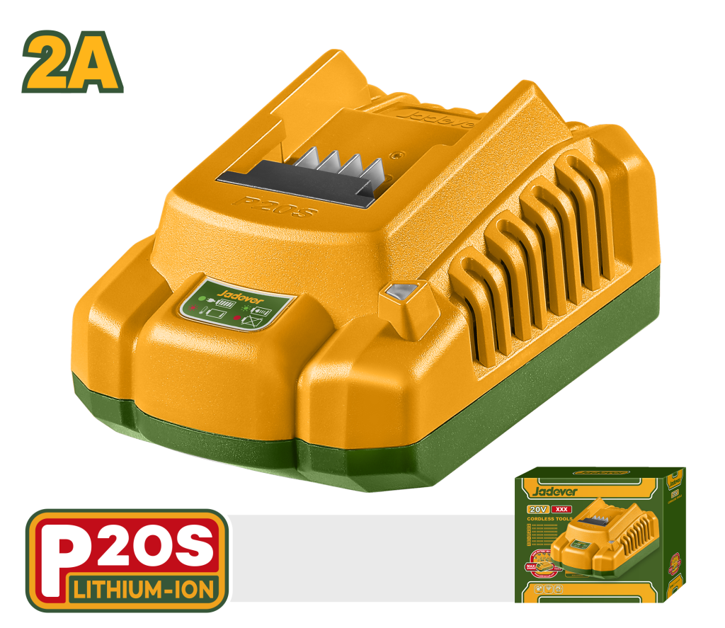 [JDFCP502] CHARGEUR DE BATTERIE 2,0AH P20S
