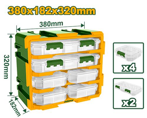 [JDTB8346] JADEVER BOITE DE RANGEMENT PLASTIQUE 6 TIROIRS AU MAROC [JDTB8346]