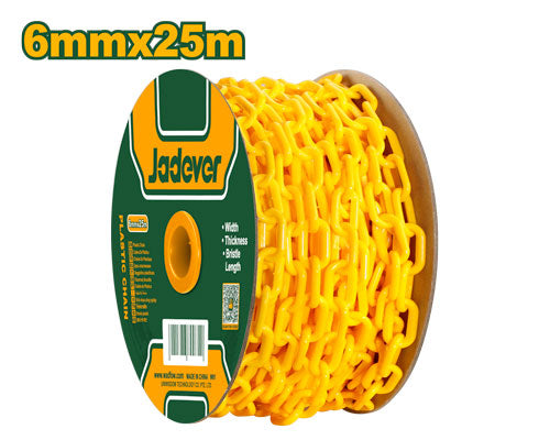 [JDYJ6A06] JADEVER CHAÎNE EN PLASTIQUE 6 MM X 25 M AU MAROC [JDYJ6A06]