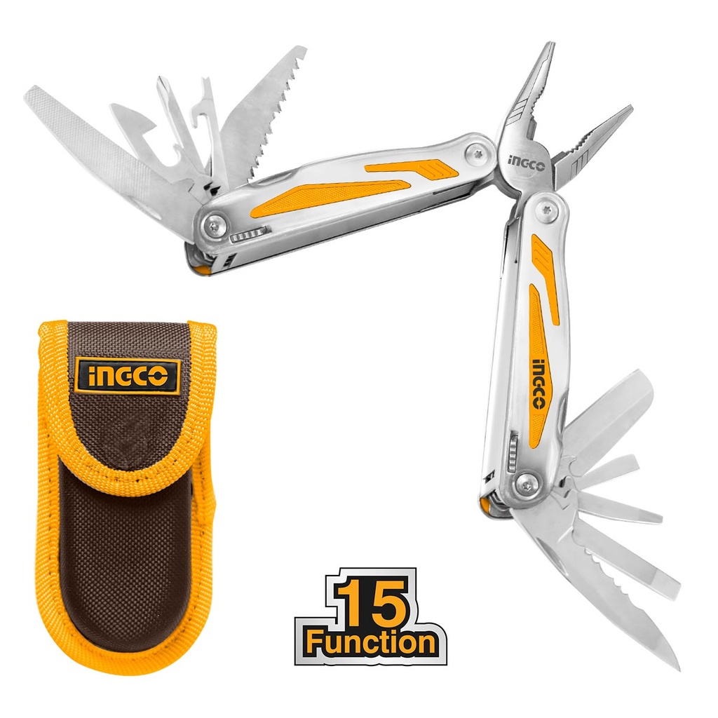 [HFMFT0115] INGCO PINCE MULTIFONCTIONS PLIABLE (15 FONCTIONS) AU MAROC [HFMFT0115]