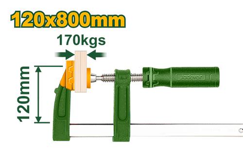 [JDCP2124] JADEVER ETAU DE SERRAGE AVEC POIGNEE 120X800MM AU MAROC [JDCP2124]