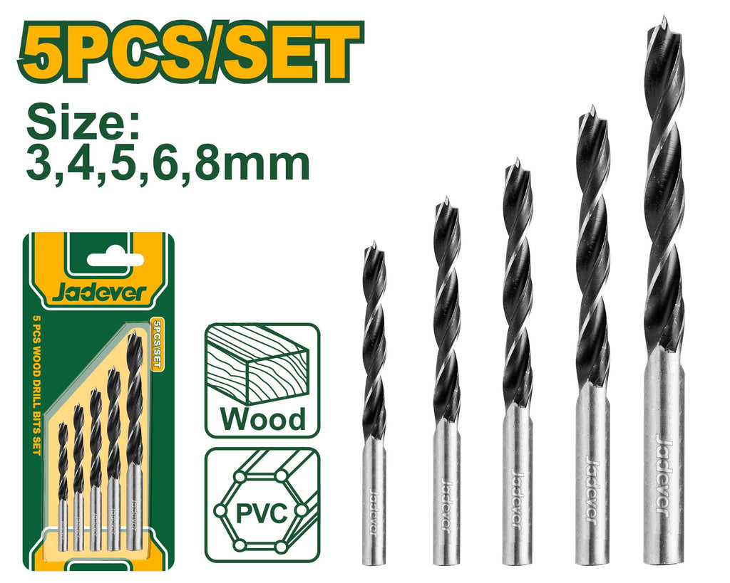 JADEVER JEU DE 5 FORETS A BOIS 3X61 -4X75 -5X86 -6X93 -8X117 AU MAROC [JDSJ3K01]