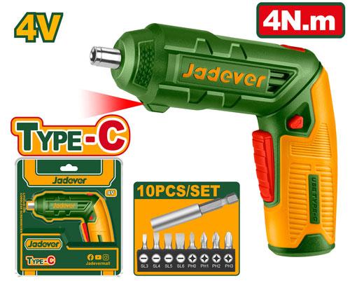 JADEVER MINI VISSEUSE 4V 4NM VIA CHARGEUR TYPE C AU MAROC [JDCV4415]