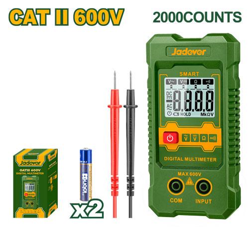 [JDDM1501] JADEVER MULTIMETRE DIGITAL CAT II 600V AU MAROC [JDDM1501]