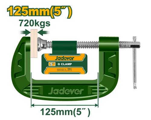JADEVER PINCE ETAU G 5"/125MM CORPS FONTE AU MAROC [JDCP1105]