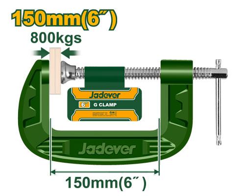 JADEVER PINCE ETAU G 6" 150MM CORPS FONTE AU MAROC [JDCP1106]