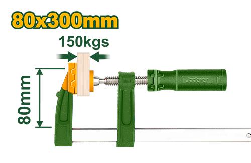 JADEVER PINCE F AVEC POIGNEE EN PLASTIQUE 80X300MM AU MAROC [JDCP2181]