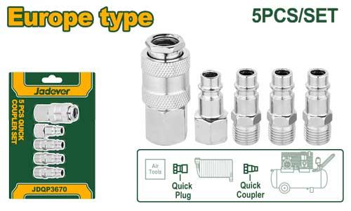 [JDQP3670] JADEVER SET DE 5 RACCORDS RAPIDE AU MAROC [JDQP3670]