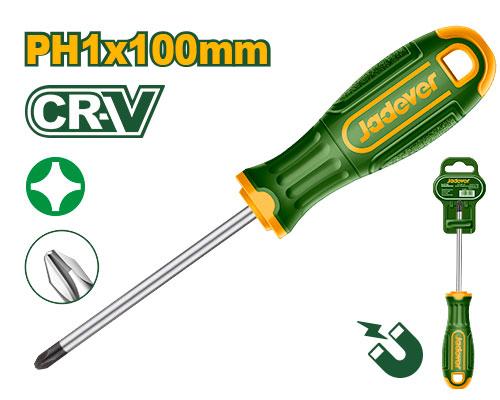 [JDSD2214] JADEVER TOURNEVIS PH1X100 MM CRV AU MAROC [JDSD2214]