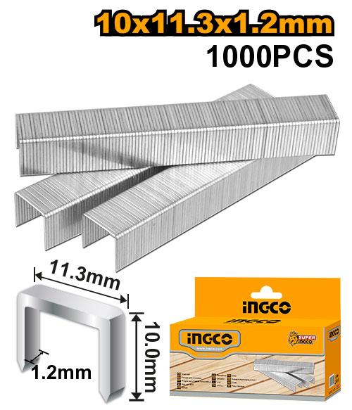 [STS0210] INGCO BOITE AGRAFE 1000PCS 10MM*1.2MM POUR HSG1405 AU MAROC [STS0210]