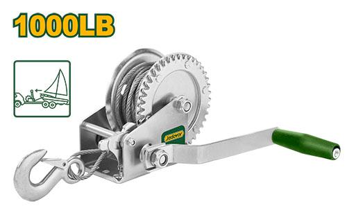 [JDJW1101] JADEVER TREUIL MANUEL 1000/460KG CABLE 8M AU MAROC [JDJW1101]