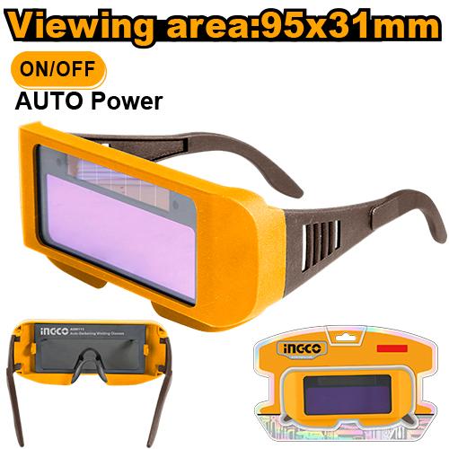 [AHM111] INGCO LUNETTES DE SOUDAGE AUTO-OBSCURCISSANTES AU MAROC [AHM111]