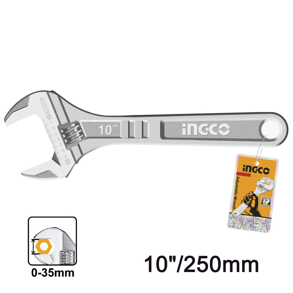 [HADW131102] INGCO CLE A MOLETTE 250MM AU MAROC [HADW131102]