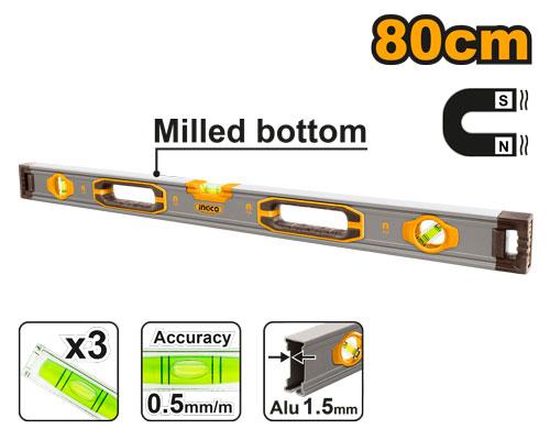 [HSL38080M] INGCO NIVEAU A BULLE MAGNETIQUE 80CM AU MAROC [HSL38080M]