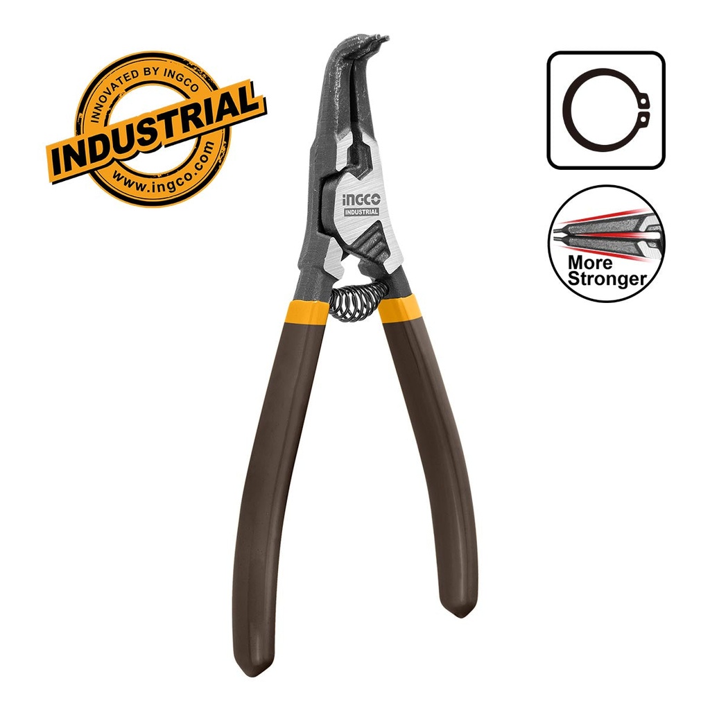 [HCCP261802] INGCO PINCE CIRCLIPS EXTERIEUR A TETE COURBEE 180MM AU MAROC [HCCP261802]