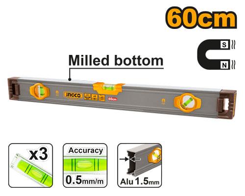 [HSL38060M] INGCO NIVEAU A BULLE MAGNETIQUE 60CM AU MAROC [HSL38060M]