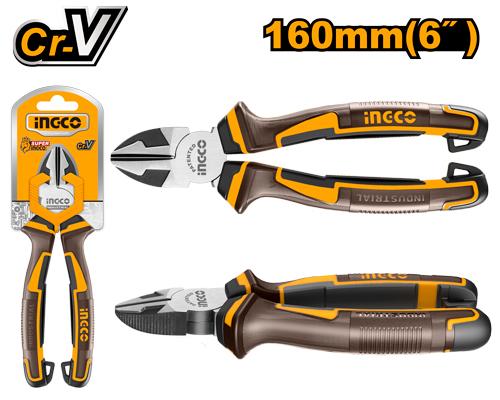 [HDCP28168] INGCO PINCE COUPE DIAGONALE 160MM AU MAROC [HDCP28168]