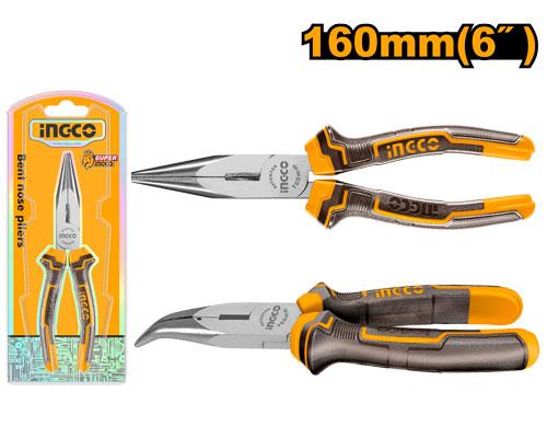 [HBNP08168] INGCO PINCE A BEC COUDE 160MM SS AU MAROC [HBNP08168]