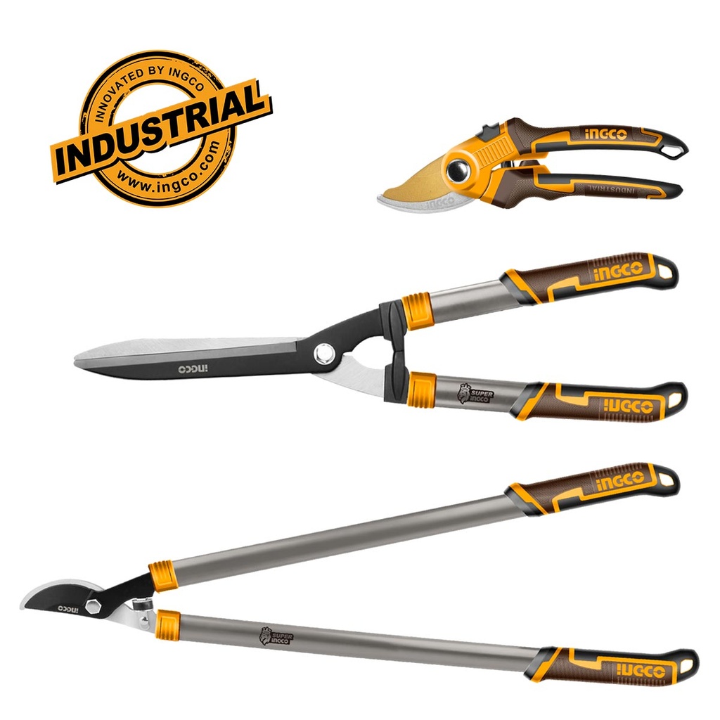 [HLT76033] INGCO JEU 3PCS JARDINAGE SECATEUR/CISAILLE/COUPEBRANCHES AU MAROC [HLT76033]