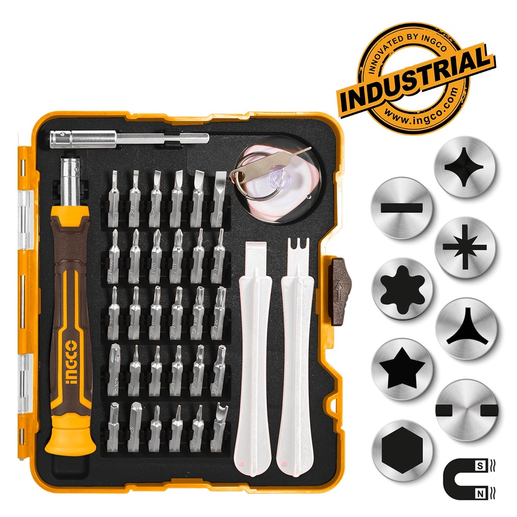 [HKSDB0378] INGCO JEU DE TOURNEVIS DE PRECISION 37 PCS AU MAROC [HKSDB0378]