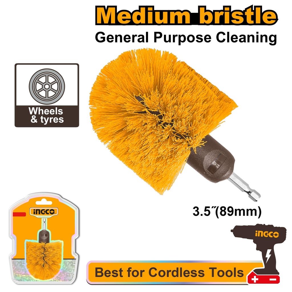 [WCBM1360] INGCO BROSSE DE NETTOYAGE 360° POUR VISSEUSE A POILS SOU AU MAROC [WCBM1360]