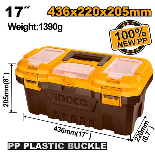 [PBX1701] INGCO BOITE A OUTILS EN PLASTIQUE PVC 17'' AU MAROC [PBX1701]