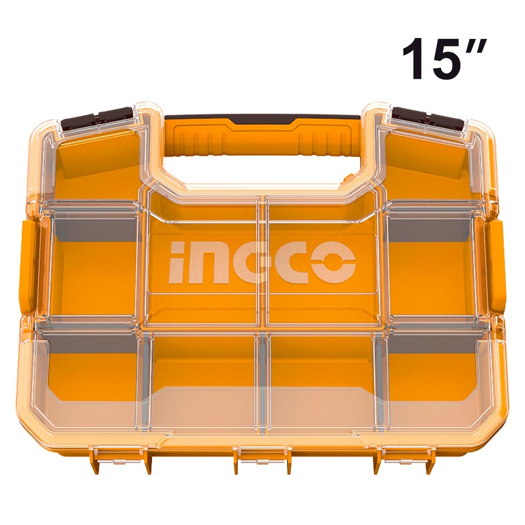 [PBX1511] INGCO BOITE DE RANGEMENT PLASTIQUE 15" NR AU MAROC [PBX1511]