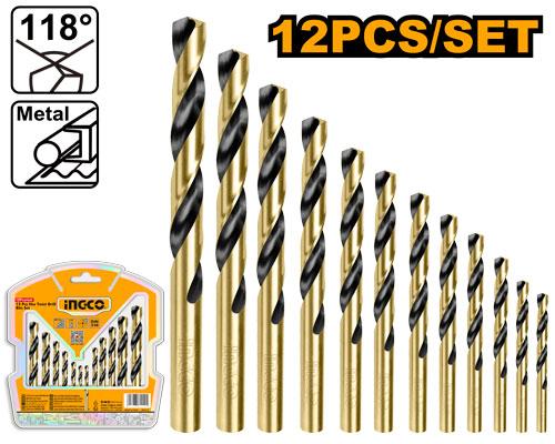 [AKDB1125] INGCO SET DE 12 FORETS HSS AU MAROC [AKDB1125]