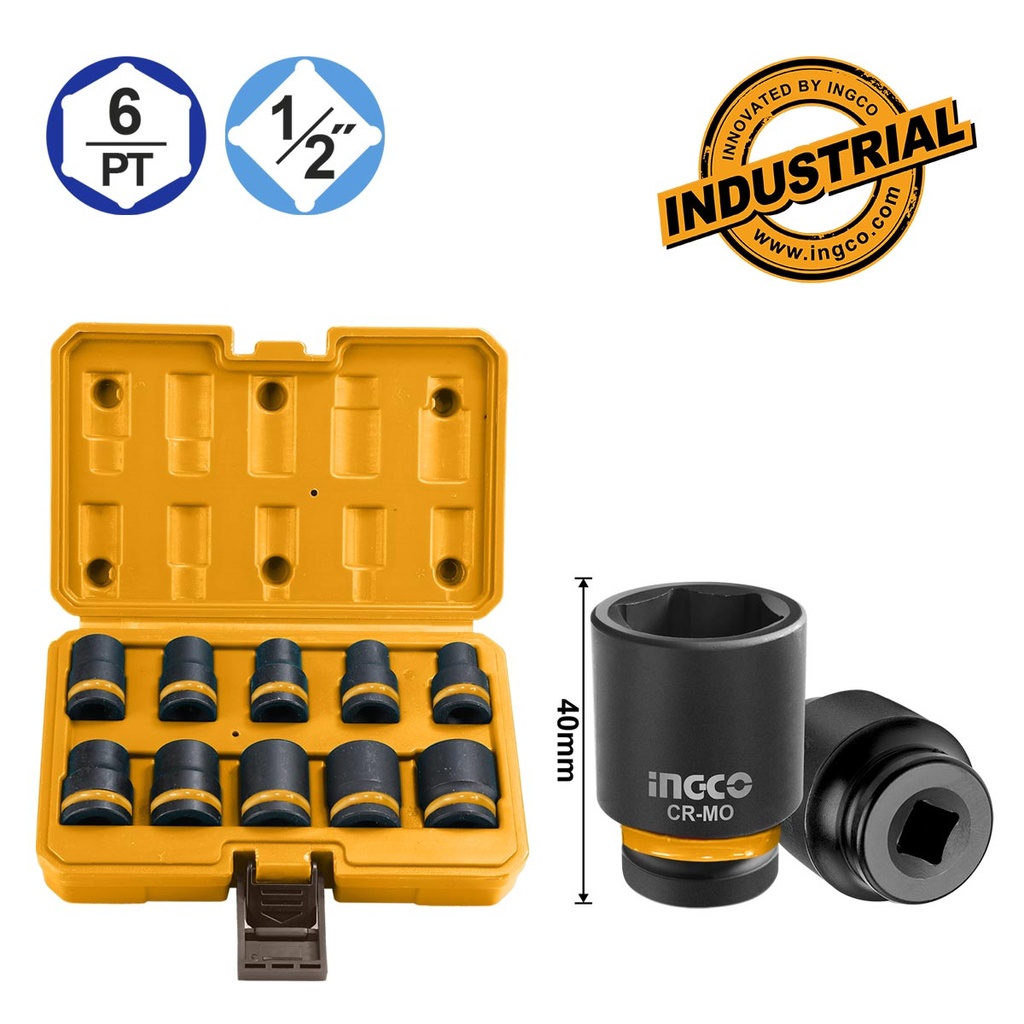 [HKISSD12101] INGCO JEU DE DOUILLES A CHOC AU MAROC [HKISSD12101]
